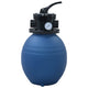 Vidaxl zwembadzandfilter met 4-positie ventiel 300 mm blauw