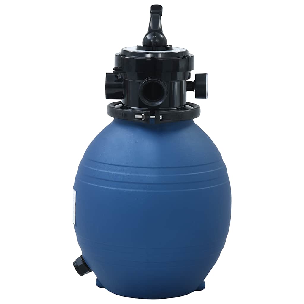 Vidaxl zwembadzandfilter met 4-positie ventiel 300 mm blauw