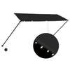 Vidaxl Luifel estendibile con antracite LED 300x150 cm