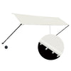 Vidaxl Luifel extensible con crema LED 350x150 cm