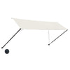 Vidaxl Luifel extensible con crema LED 350x150 cm