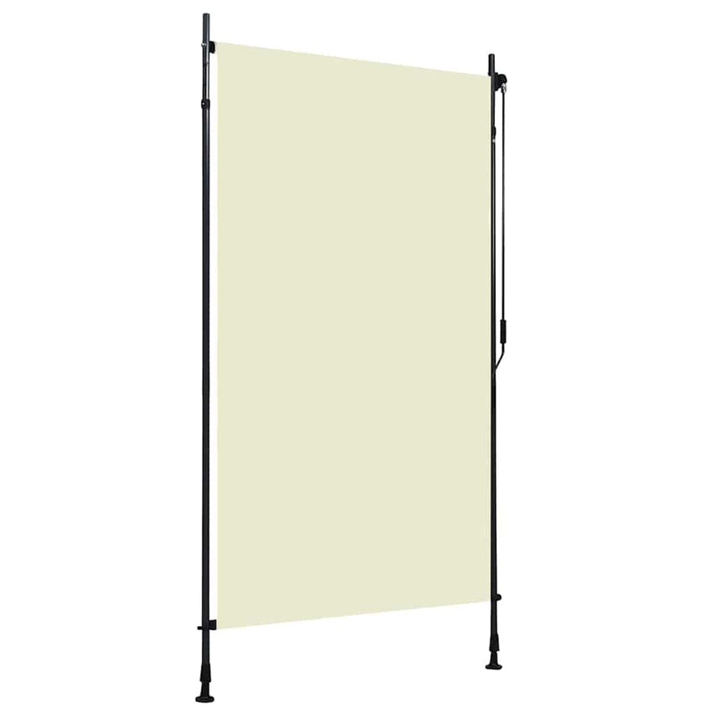 Vidaxl Roller Blind para crema afuera de 120x270 cm