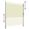 Vidaxl Roller Blind per la crema esterna 200x270 cm