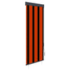 Vidaxl Roller Blind para afuera de 60x250 cm de naranja y marrón