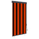 Vidaxl rullo cieco per arancione esterno 80x250 cm e marrone