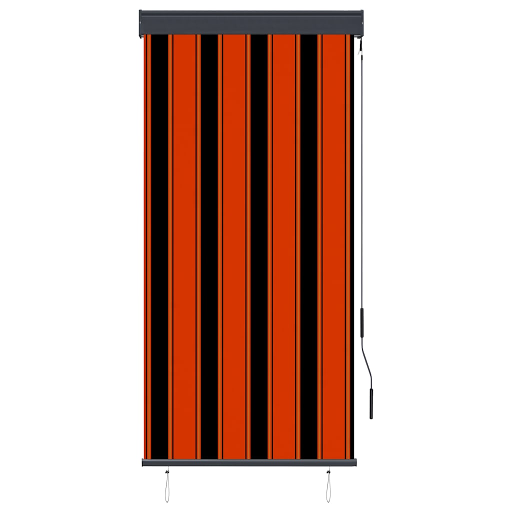 Vidaxl rolgordijn voor buiten 80x250 cm oranje en bruin