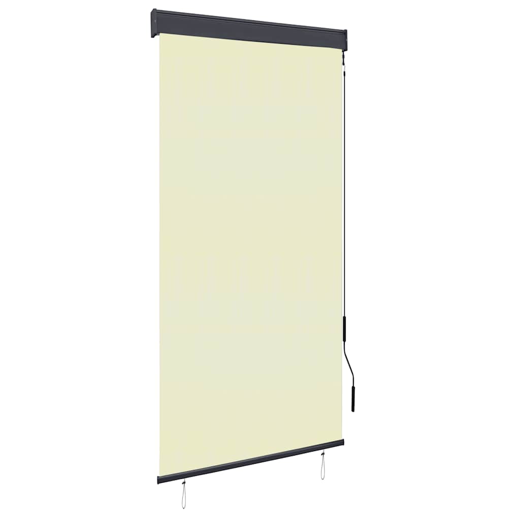 Estor enrollable de exterior vidaxxl 100x250 cm crema