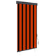 Tenda a rullo da esterno Vidaxxl 100x250 cm arancione e marrone