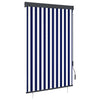 Tenda a rullo da esterno Vidaxxl 120x250 cm blu e bianca