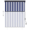 Tenda a rullo da esterno Vidaxxl 120x250 cm blu e bianca