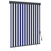 Tenda a rullo da esterno Vidaxxl 140x250 cm blu e bianca