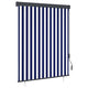 Tenda a rullo da esterno Vidaxxl 140x250 cm blu e bianca