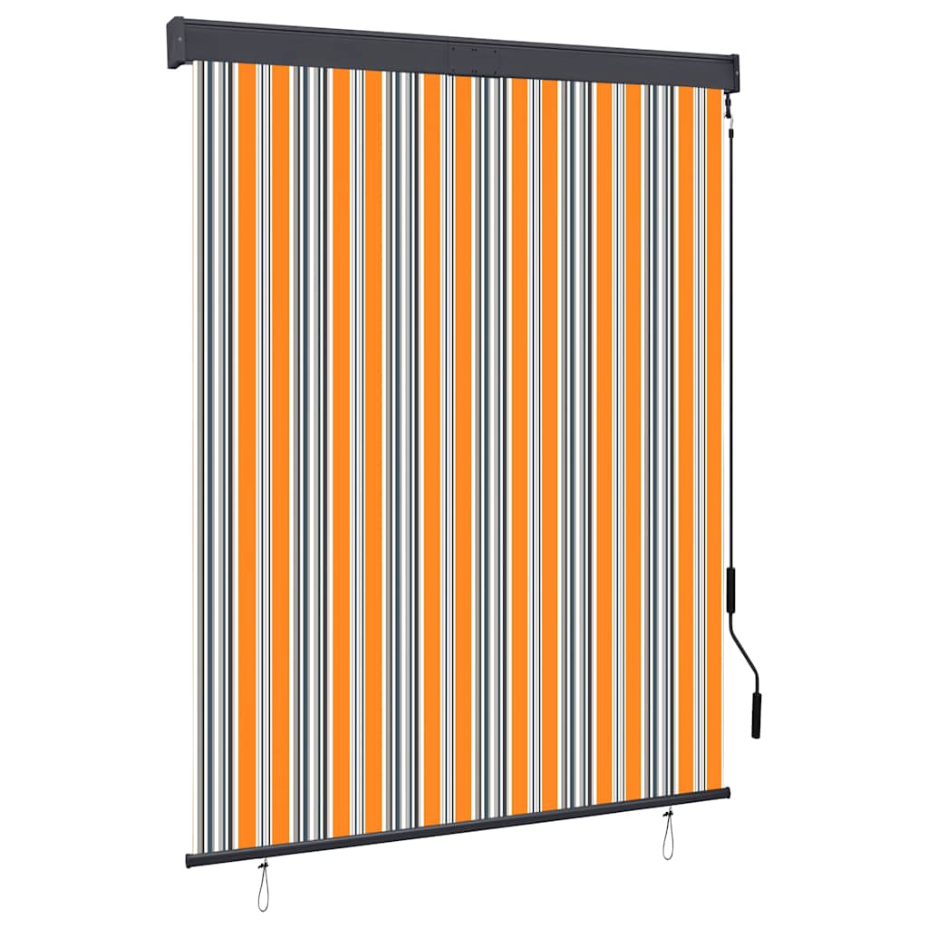 Tenda a rullo da esterno Vidaxxl 140x250 cm gialla e blu