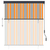 Tenda a rullo da esterno Vidaxxl 140x250 cm gialla e blu