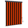 Tenda a rullo da esterno Vidaxxl 140x250 cm arancione e marrone