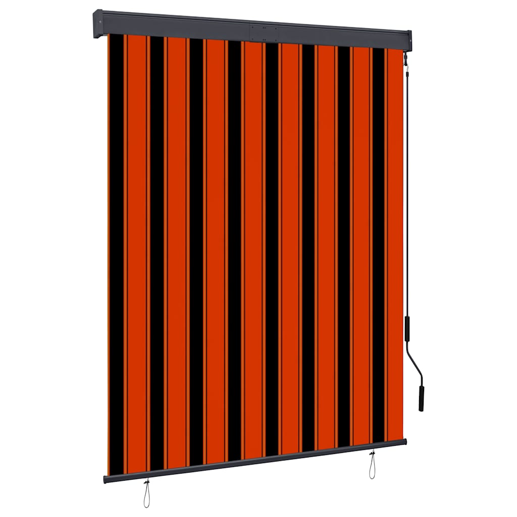 Tenda a rullo da esterno Vidaxxl 140x250 cm arancione e marrone