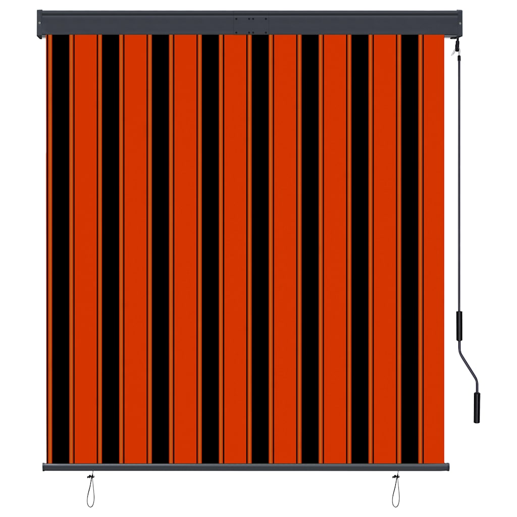 Tenda a rullo da esterno Vidaxxl 140x250 cm arancione e marrone