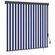 Tenda a rullo da esterno Vidaxxl 160x250 cm blu e bianca