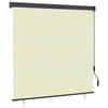 Vidaxl rolgordijn voor buiten 160x250 cm crème