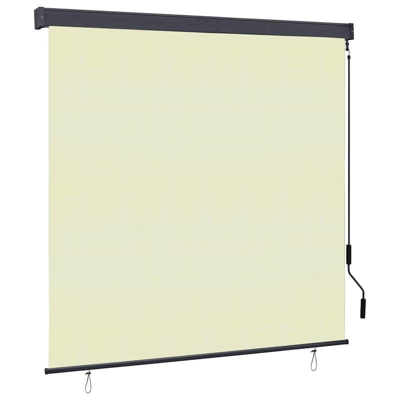Vidaxl rolgordijn voor buiten 160x250 cm crème