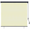 Vidaxl rolgordijn voor buiten 160x250 cm crème