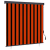 Vidaxxl estor enrollable de exterior 160x250 cm naranja y marrón