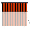 Tenda a rullo da esterno Vidaxxl 160x250 cm arancione e marrone