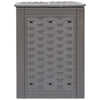 Vidaxl compostbakken 3 st 900 l 60x60x83 cm kunststof rattan bruin