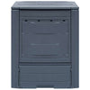 Vidaxl compostbakken 2 st 520 l 60x60x73 cm grijs