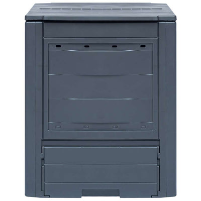 Vidaxl Compost Bins 3 PCS 780 L 60x60x73 CM Gray