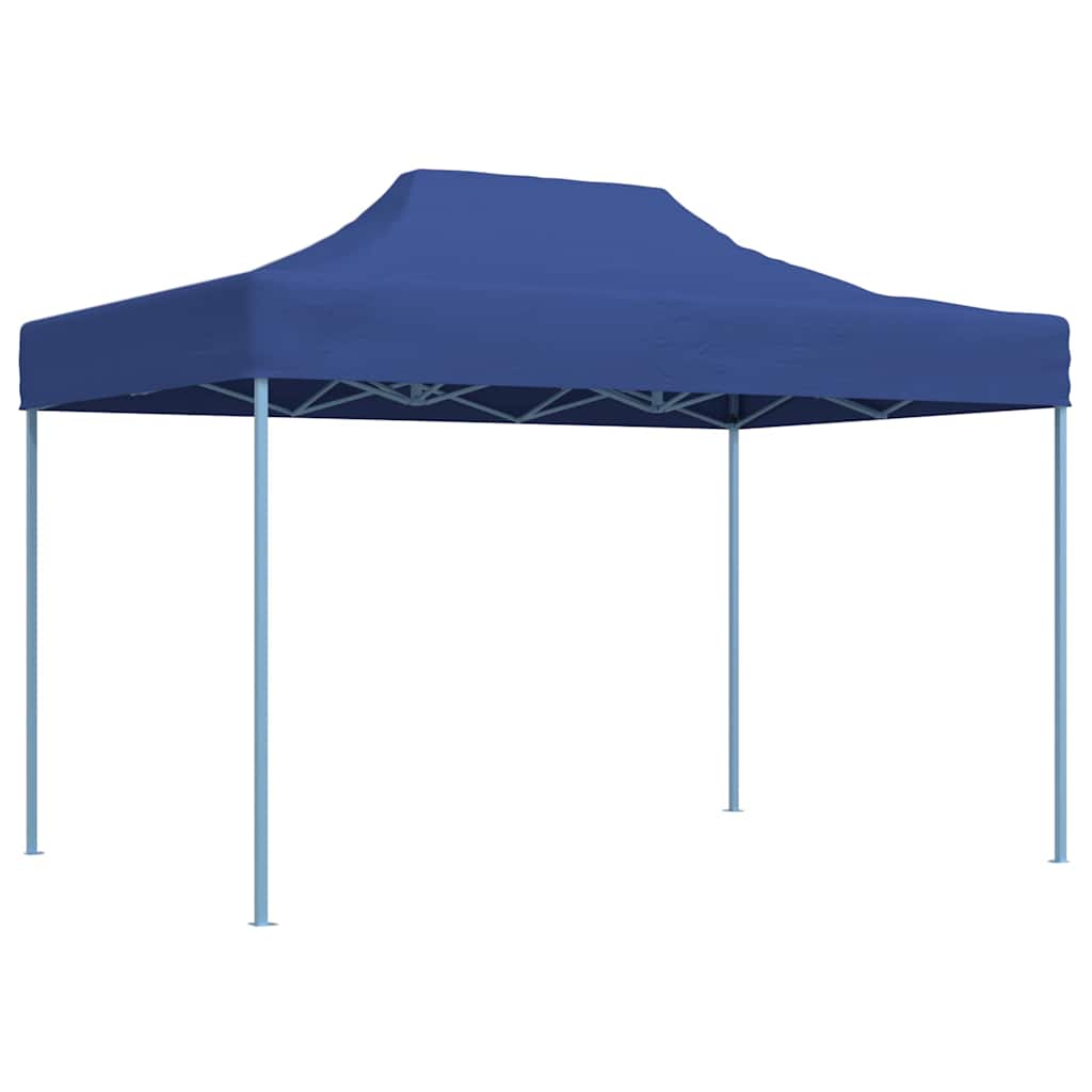 Vidaxl partytent inklapbaar 3x4 m staal blauw