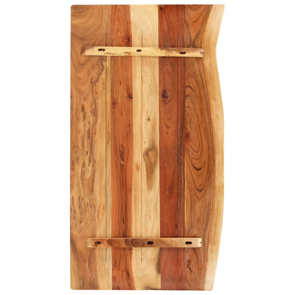 Vidaxl Washbasin Blad 100x52x2.5 cm Solid Acaciahout