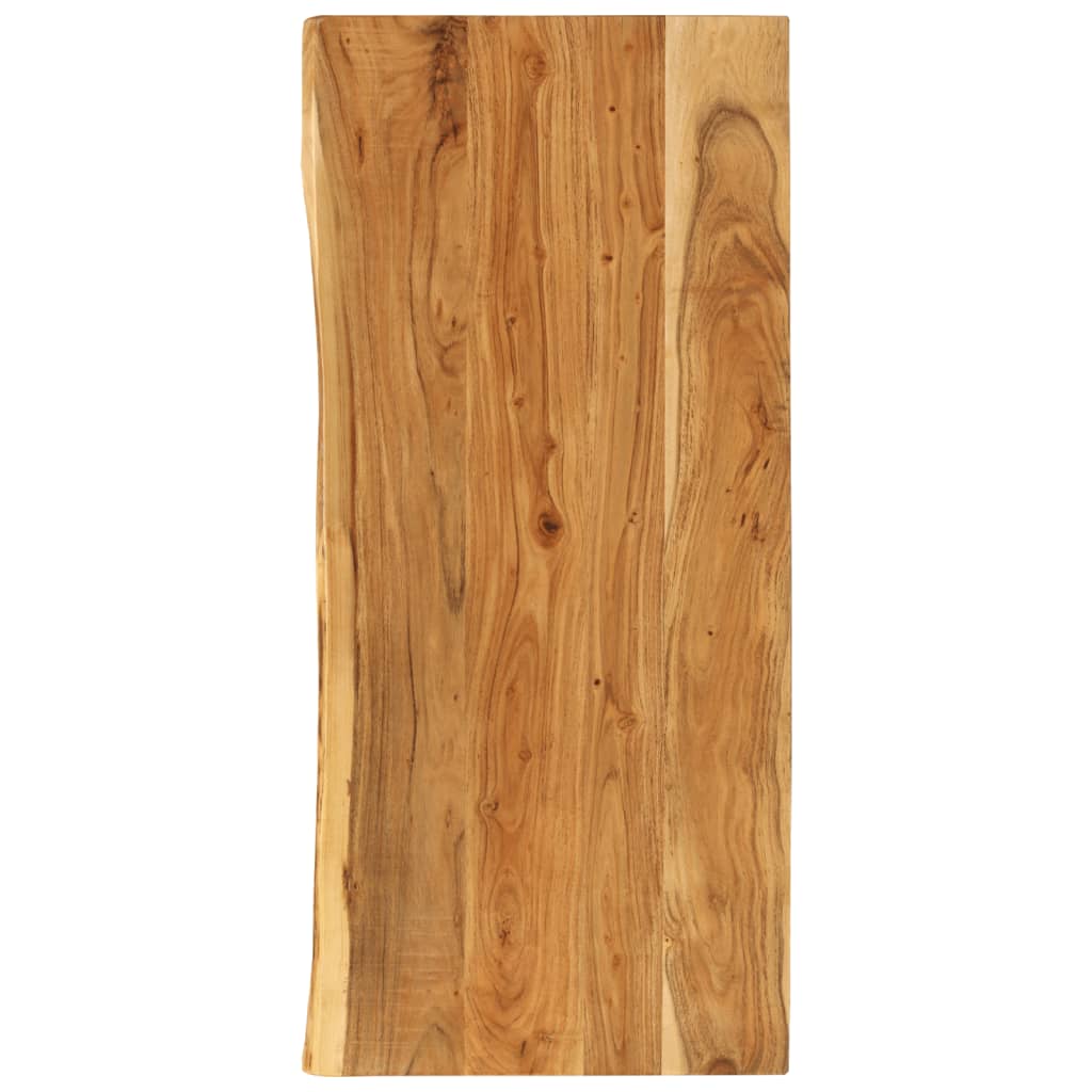 Hoja de Washbasin Vidaxl 114x52x2.5 cm Solid Acaciahout