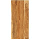 Hoja de Washbasin Vidaxl 114x52x2.5 cm Solid Acaciahout