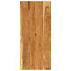 Hoja de Washbasin Vidaxl 140x52x3.8 cm Solid Acaciahout