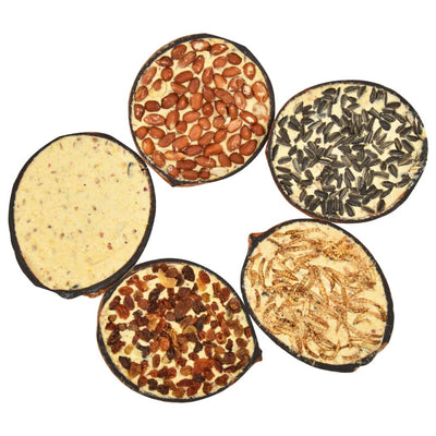 Vidaxl Bird Food Coconuts rellenos 10 ST 290 g
