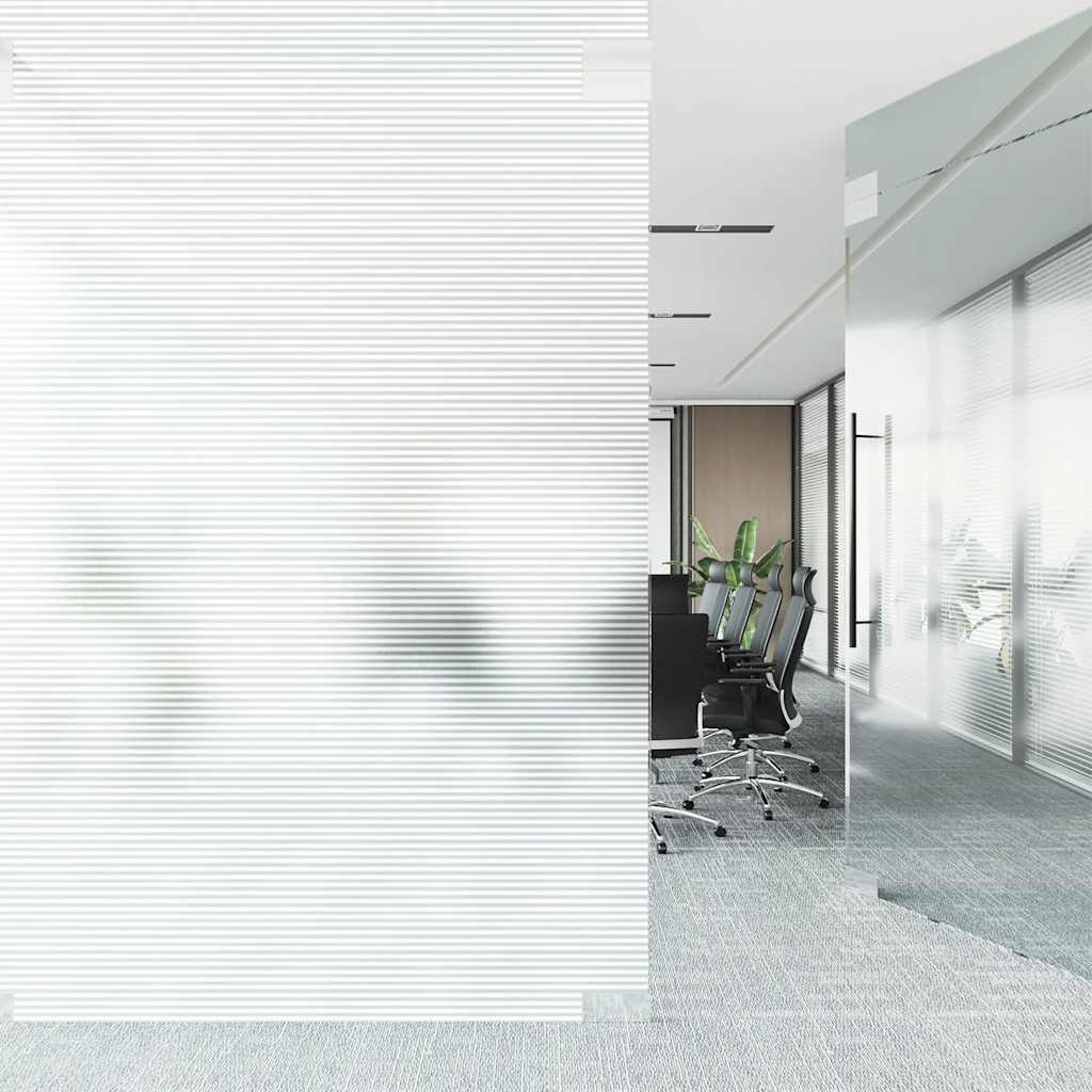 Vidaxl raamfolie strepenpatroon mat 0,9x50 m pvc