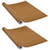 Vidaxl deurfolies zelfklevend 2 st 210x90 cm pvc lichteikenkleurig