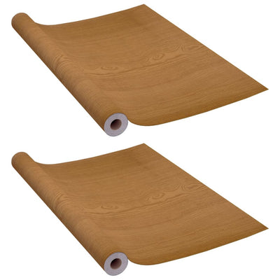 Vidaxl Door Folies Authesive 2 ST 210x90 cm PVC Light Oak -Colorato