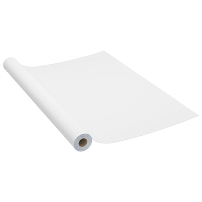 Vidaxl mobili olio autodesivo 500x90 cm PVC bianco