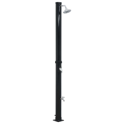Vidaxl Solardouche 20 L 220 cm negro