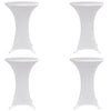 Vidaxl statafelhoes 4 st stretch ø70 cm wit