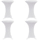 Vidaxl statafelhoes 4 st stretch ø70 cm wit