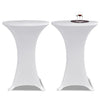 Vidaxl statafelhoes 4 st stretch ø70 cm wit