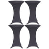 Vidaxl tafelhoes stretch 4 st 70 cm antraciet