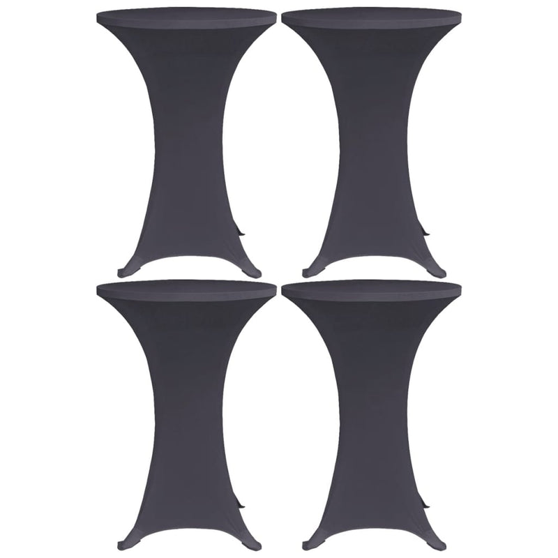 Vidaxl tafelhoes stretch 4 st 80 cm antraciet