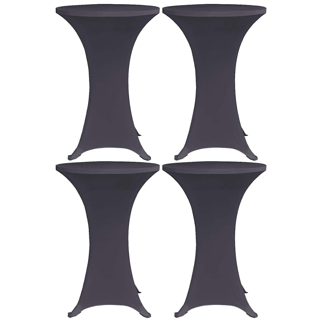Vidaxl Table Cover Attreging 4 St 80 cm Antracite