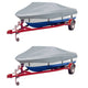 Vidaxl boothoezen 2 st 488-564x239 cm grijs