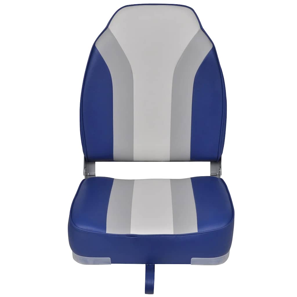 Vidaxl bootstoelen inklapbaar 2 st met hoge rugleuning