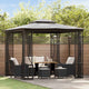 Vidaxl Arbor con reti 300x300x265 cm antracite -lorato